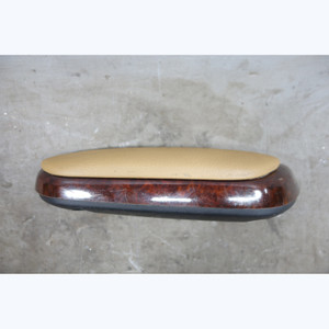 2000-2006 BMW E46 3-Series Left Rear Armrest Trim Montana Brown Leather Wood OEM