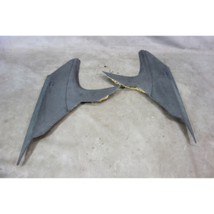 05-10 BMW E60 5-Series Sedan Rear Interior C- Pillar Column Covers Alcantara