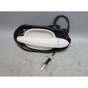 2004-2010 BMW E60 5-Series Left Rear Driver's Ext Door Handle Alpine White 3 OE