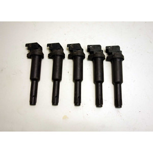 2006-2007 BMW E90 3-Series N51 N52 6-Cylinder Ignition Coil Set of 5 Bosch OEM - 30398