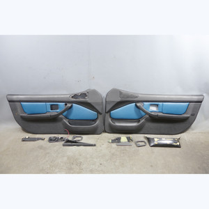 2001-2002 BMW Z3 M Roadster Coupe Interior Door Panel Pair Laguna Seca Blue OEM