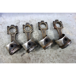 1971-1973 BMW 114 2002tii Coupe M10 Piston Set of 4 88,98 OEM USED