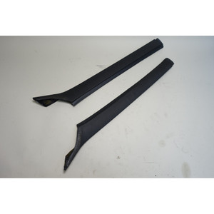 1982-1988 BMW E28 5-Series Front Windshield A- Pillar Column Cover Pair NLA OEM