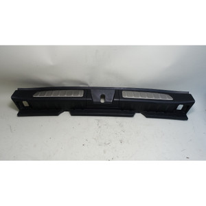 2013-2015 BMW E84 X1 SAV Rear Trunk  Locking Sill Cover Trim with Metal Inserts