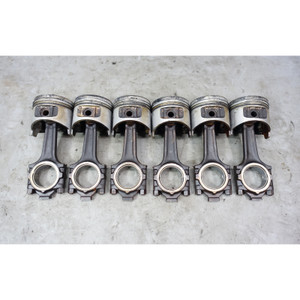 1982-1984 BMW E24 633CSi E28 533i M30 3.2L 6-Cyl Engine Piston and Rod Set of 6