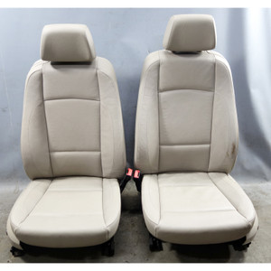 2009-2013 BMW E82 1 Series Coupe Factory Basic Seat Front Beige Leather OEM
