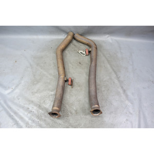 2010-2011 BMW E70 X5M E71 X6M Factory Front Exhaust Pipe Flanges OEM