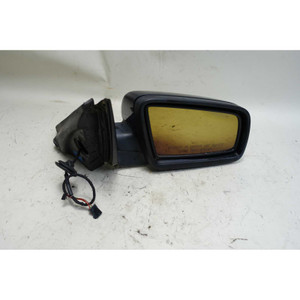 Damaged 2006-2007 BMW E60 E61 5-Series Right Outside Dimming Side Mirror Blue - 37474