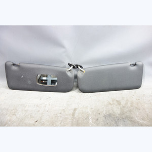 Damaged 1984-1993 BMW E30 3-Series Sun Visor Pair Left Right Anthrazit OEM