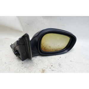 Damaged 2009-2011 BMW E90 E91 3-Series 4dr Right Power-Fold Side Mirror Blue OEM
