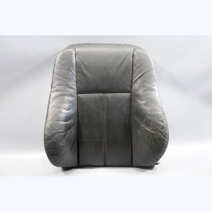 99-03 BMW E39 5-Series E38 Front Sports Seat Backrest Cushion Black Leather OEM