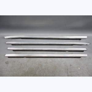 1978-1987 BMW E23 7-Series Exterior Chrome Lower Window Door Trim Set OEM