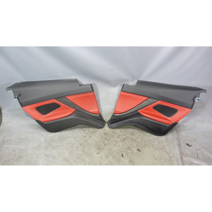 2013-2017 BMW F13 M6 Coupe Rear Interior Lateral Trim Panels Sakhir Orange OEM