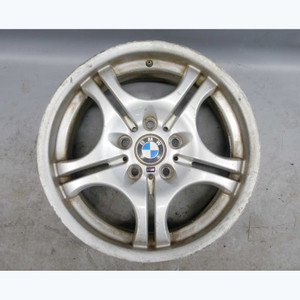 Damaged 1992-2006 BMW E46 E36 17" Style 68 Double-Spoke Front 17x7.5 Wheel OEM - 40714