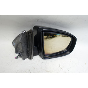 Damaged 07-11 BMW E70 X5 Right Outside Side Mirror Power-Fold Black Top View OEM