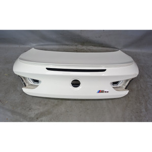 Damaged 2012-2017 BMW F13 6-Series Coupe Factory Trunk Boot Deck Lid White OEM