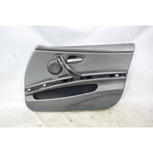 06-12 BMW E90 E91 3-Series 4door Right Front Int Door Panel Skin Black Vinyl OEM