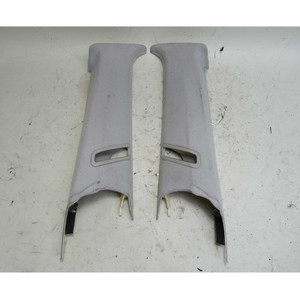 1999-2003 BMW E39 5-Series Touring Wagon Rear C- Pillar Column Covers Grey OEM - 41836