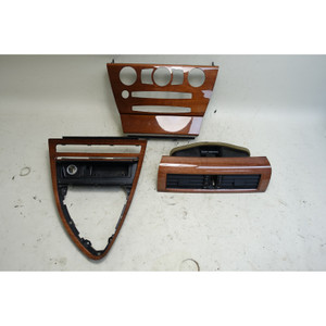 2006-2007 BMW E63 E64 M6 Front Center Console Dash Trim Set Navi CCC Maderia OEM