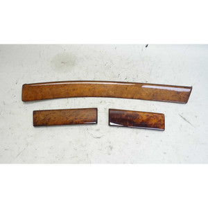 1997-2003 BMW E39 5-Series Factory Dashboard Wood Trim Set Vavona OEM - 42088