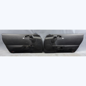 Damaged 2005-2012 Porsche 987 Boxster Cayman Interior Door Panel Pair Black OEM