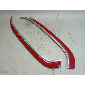 84-91 BMW E30 3-Series 2door Coupe Rear Vent Window Air Vent Trim Sails Red OEM - 42390