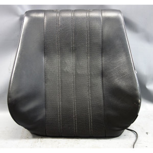 1985-1991 BMW E30 3-Series Front Drivers Seat Back Black Vinyl OEM