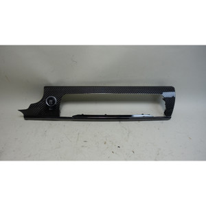 14-18 BMW F06 F12 F13 M6 Front Dashboard Center Trim Cover Carbon Fiber OEM