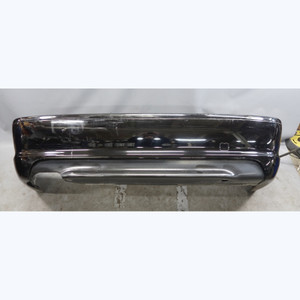 Damaged 01-06 BMW E46 3-Series Coupe Vert M-Tech 2 Rear Bumper Cover Black 2 OEM