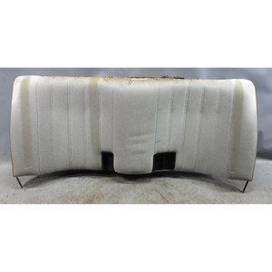 DAMAGED 87-91 BMW E30 3-Series Coupe  Sedan Rear Seat Backrest Silver Cloth OEM