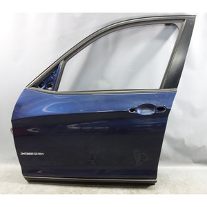 2011-2017 BMW F25 X3 SAV Left Front Driver's Door Shell Deep-Sea Blue Metallic