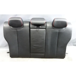 12-19 BMW F30 3-Series Sedan Rear Folding Seat Backrest Black Leather Red Accent
