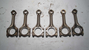 BMW M52 2.8L Piston Crankshaft Connecting Rod Set of 6 1996-1998 USED OEM - 7168