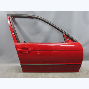 1999-2005 BMW E46 3-Series 4door Right Front Passenger Door Shell Imola Red OEM