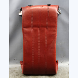 1988-1991 BMW E30 325i Convertible Front Sport Seat Center Backrest Pad Red OEM
