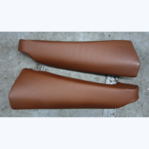 2014-2019 BMW F15 X5 F16 X6 Rear Seat Side Bolster Pair Terra Brown Leather OEM