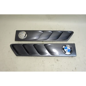 1996-2002 BMW Z3 Roadster Coupe Side Cowl Hood Grille Pair Steel Grey OEM