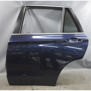 2014-2018 BMW F15 F85 X5 X5M Left Rear Door Shell Panel Bare Imperial Blue OEM