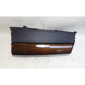 07-13 BMW E70 X5 E71 X6 Interior Glove Box Door Assembly Bamboo Wood Black OEM - 44926