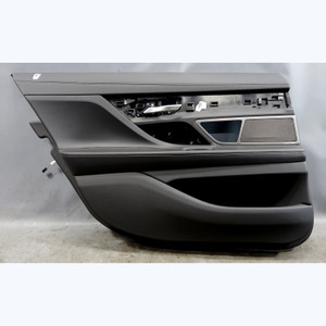 16-19 BMW G12 7-Series LWB Left Rear Interior Door Panel Black Nappa Leather OEM