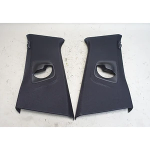 17-20 BMW G30 5-Series F90 Int B-Pillar Column Upper Covers Anthracite Black OEM