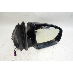 10-13 BMW E70 X5 Right Power-Fold Side Mirror Black Sapphire Top View Cam OEM - 45307