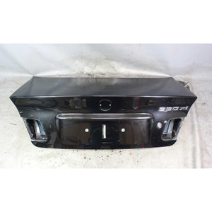 99-05 BMW E46 3-Series Sedan Factory Rear Trunk Boot Deck Lid Black Sapphire OEM - 45376