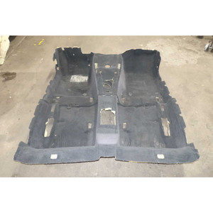 2000-2006 BMW E46 3-Series Convertible Floor Covering Carpet Set Black OEM - 45409