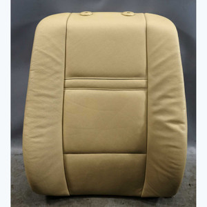07-14 BMW E70 E71 X5 X6 Left Front Basic Seat Backrest Cushion Beige Leather OEM - 45398