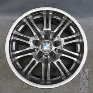 01-06 BMW E46 M3 Factory Front 18x8 M Double Spoke Alloy Style 67 Wheel 18" OEM - 45418