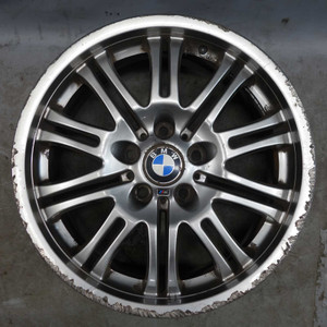01-06 BMW E46 M3 Factory Front 18x8 M Double Spoke Alloy Style 67 Wheel 18" OEM - 45427