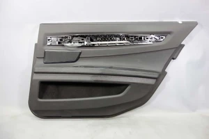 2009-2015 BMW F02 7-Series Li Long Right Rear Int Door Panel Trim Skin Black OEM