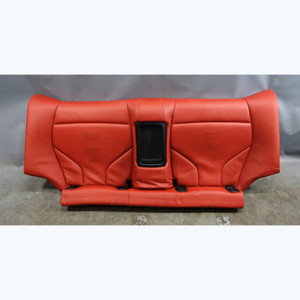 Damaged 2015-2020 BMW F82 M4 Coupe Rear Seat Bottom Bench Sakhir Orange Red OEM - 45900