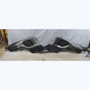 2005-2012 Porsche 997 911 Coupe Rear Inteior Side Trim Panel Pair Black OEM